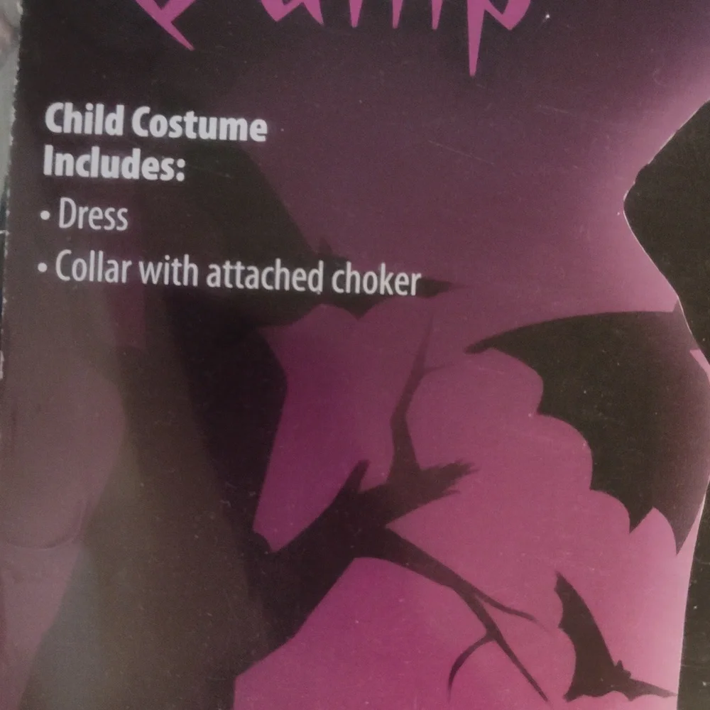 Miss Vamp Halloween Costume Fun World Girls Medium 8 To 10